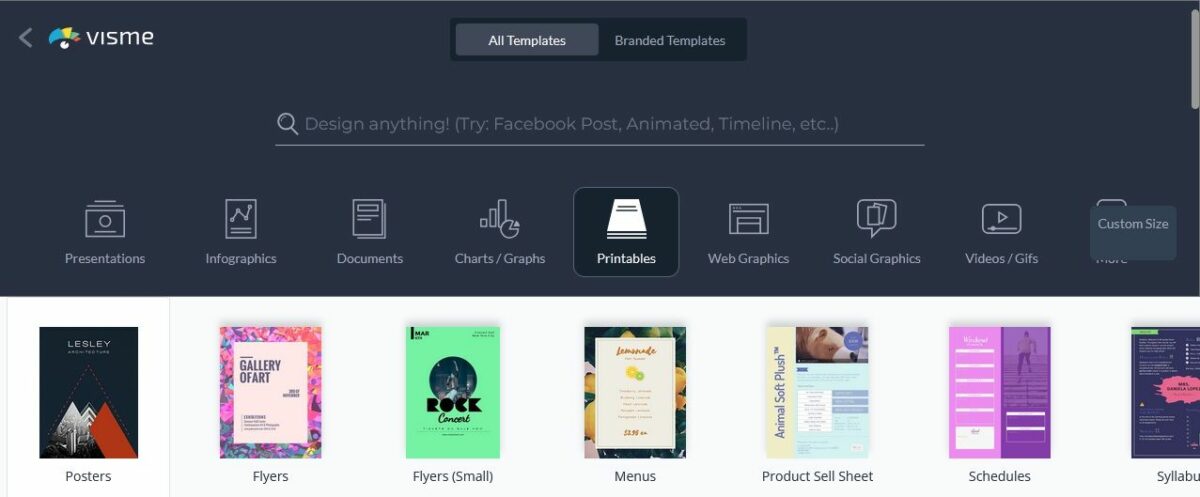 قوالب غلاف الكتاب Visme