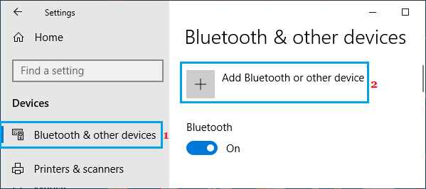 كيفية عرض شاشة الكمبيوتر على التلفزيون: Windows 11/10 27 Add Bluetooth and other device option in Windows