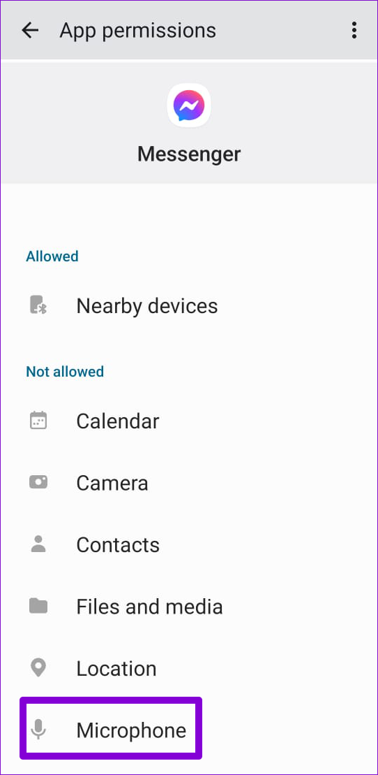 Facebook Messenger Microphone Permission on Android 1 8 Meilleures façons de réparer message vocal messenger ne marche pas iphone