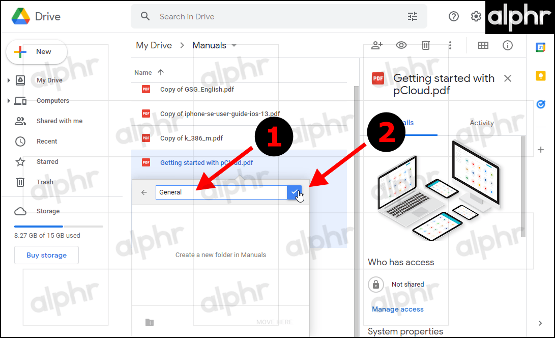 Google Drive Copy Multiple Files to New Folder 05 طريقة نسخ مجلد في جوجل درايف