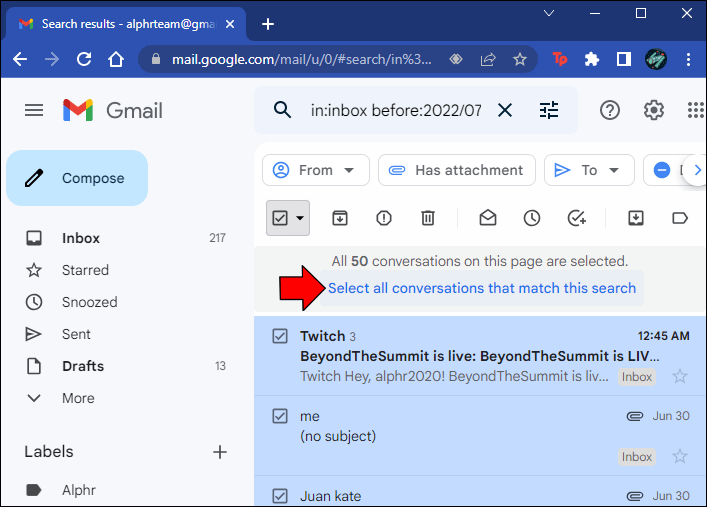 Comment archiver tous les e-mails dans Gmail 11 How to Archive All Old Emails in Gmail 5 1 Comment archiver tous les e-mails dans Gmail