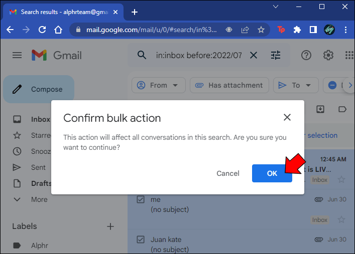 Comment archiver tous les e-mails dans Gmail 13 How to Archive All Old Emails in Gmail 7 1 Comment archiver tous les e-mails dans Gmail