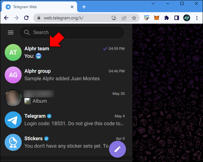 How to Create a Link in Telegram on a PC 3 1 Comment créer un lien vers un groupe dans Telegram ?