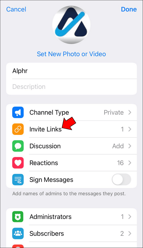 How to Create a Link in Telegram on an iPhone 12 1 Comment créer un lien vers un groupe dans Telegram ?