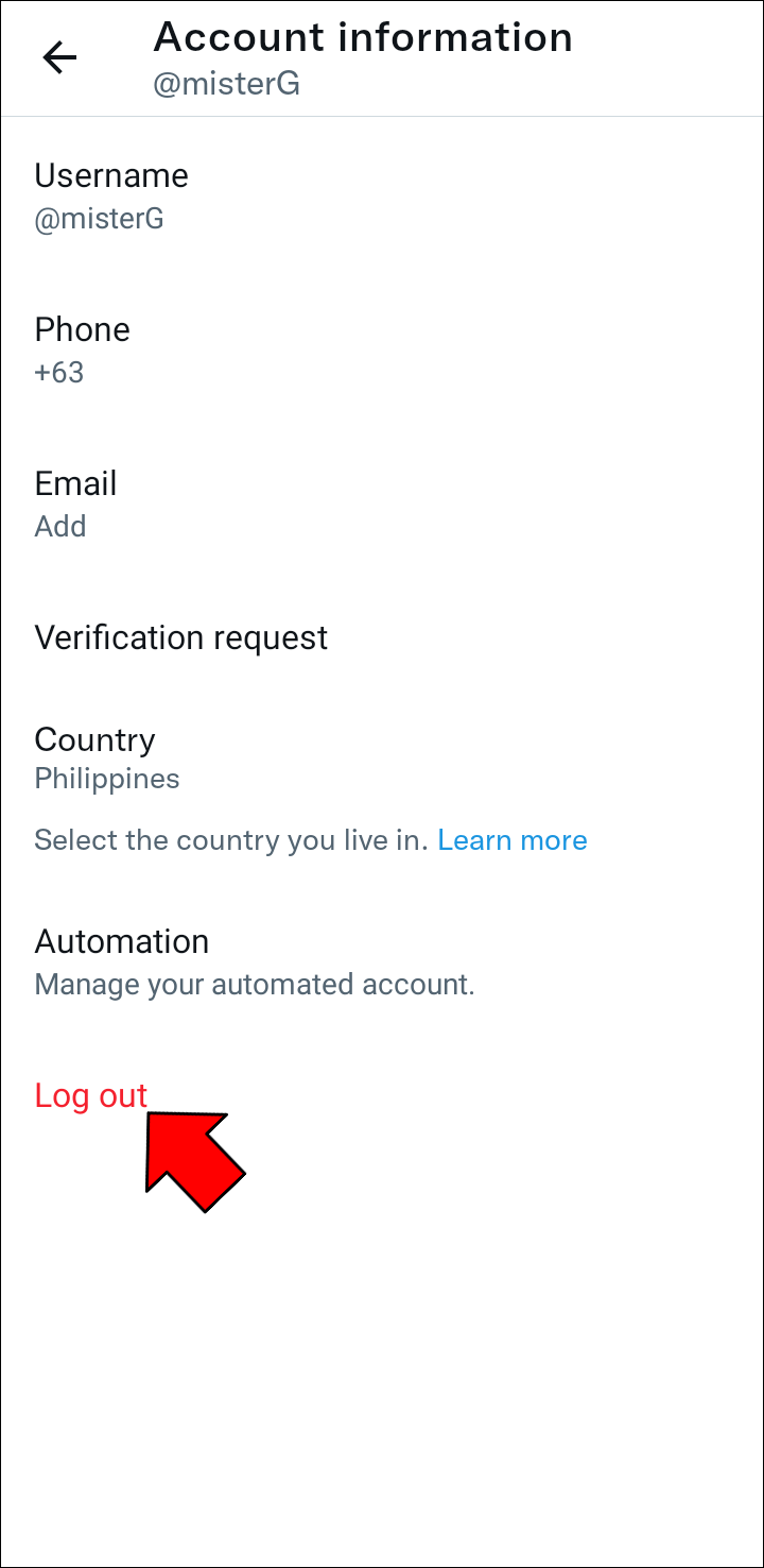 Comment se déconnecter de Twitter (X) sur un PC ou un appareil mobile ? 9 How to Log Out of Twitter on an Android 5 1 Comment se déconnecter de Twitter (X) sur un PC ou un appareil mobile ?
