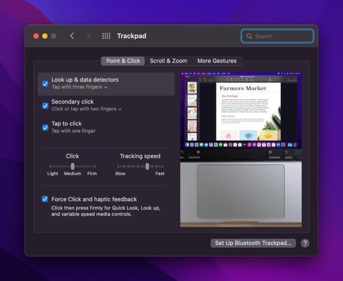 MacBook 3 Parmakla Sürükleme: Trackpad Hareketleri 27 mac trackpad settings