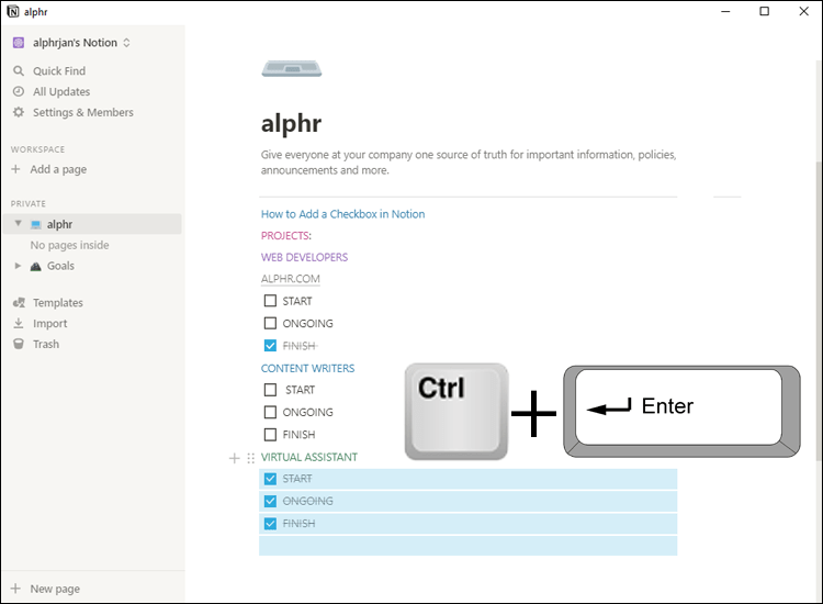 Comment décocher tout dans Notion 9 Notion 17 1 Comment décocher tout dans Notion