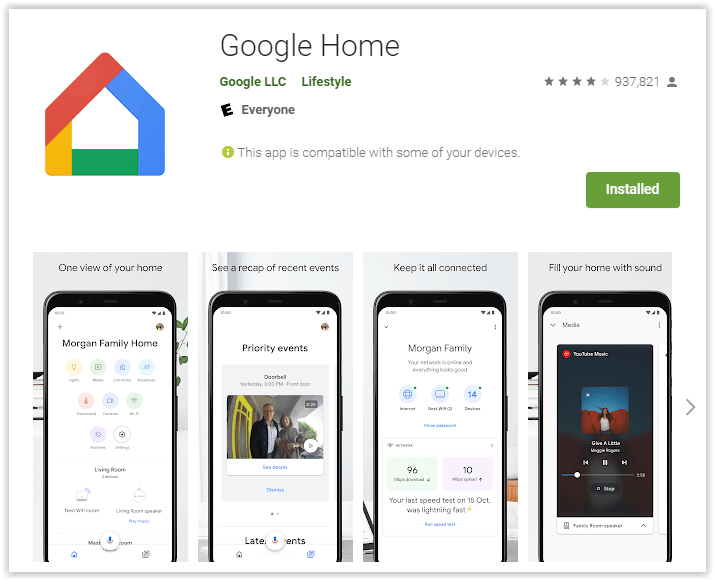 Chromecast Android App - Cast icon