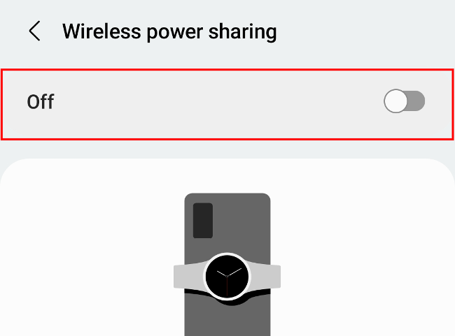 Qu'est-ce que Samsung Wireless PowerShare, et comment l'utiliser ? 4 Toggle the button to enable wireless power sharing.
