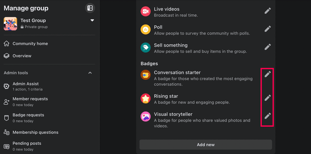 Quels sont tous les badges Facebook - une liste complète 6 Screen Shot 2022 07 20 at 1.06.57 PM Quels sont tous les badges Facebook - une liste complète
