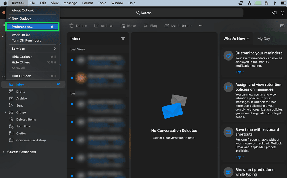 Screen Shot 2022 11 08 at 9.11.52 AM كيفية تغيير التوقيع في Outlook على الكمبيوتر والجوال