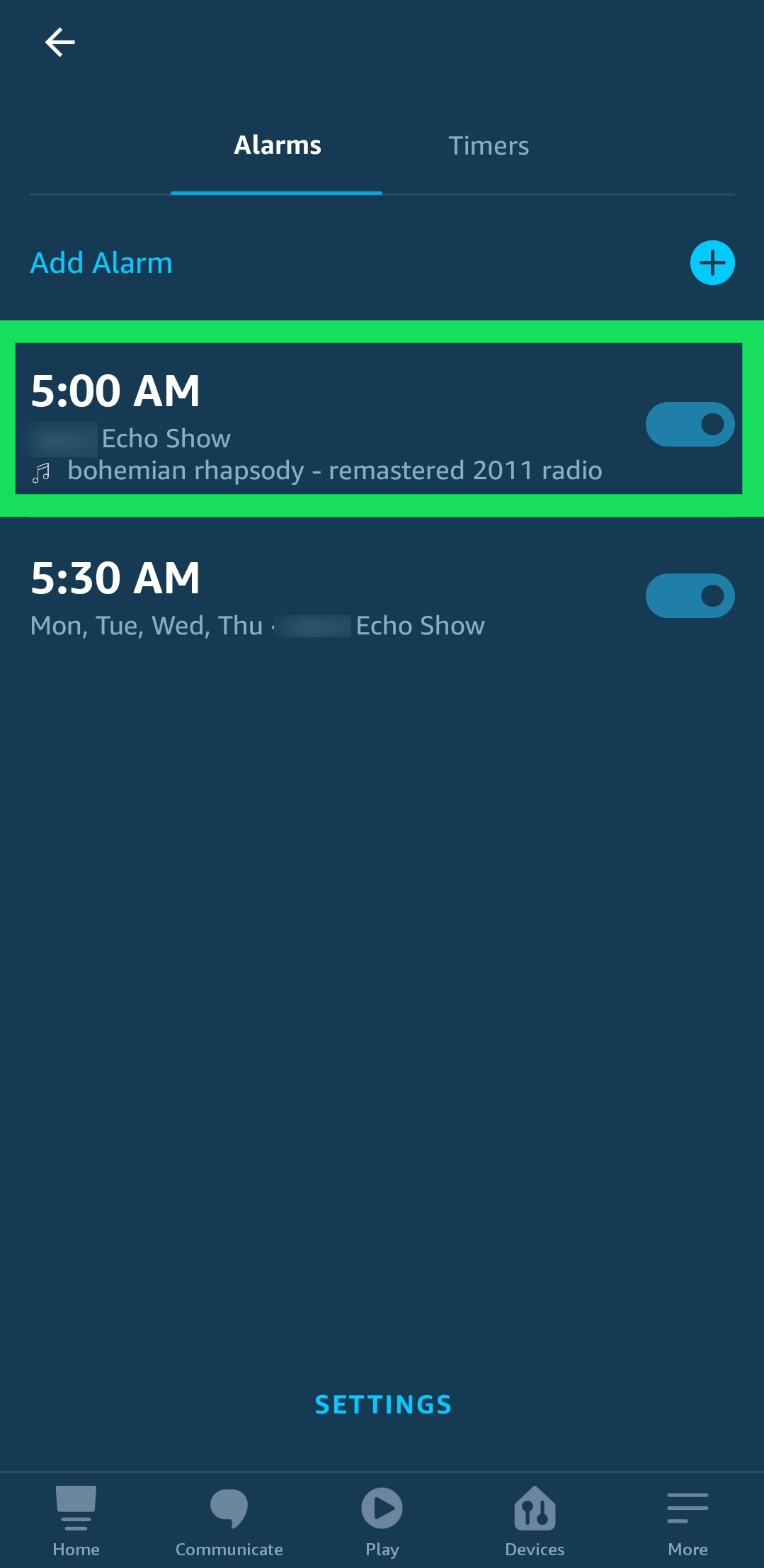 Screenshot 18 3 Comment régler l'alarme Amazon Echo pour qu'elle vous réveille en musique ?