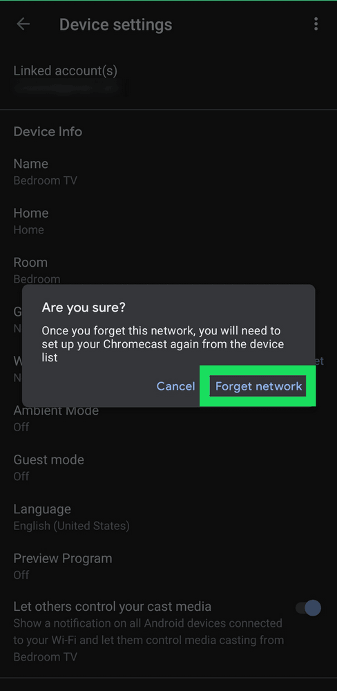 Screenshot 71 1 Comment changer votre Chromecast pour un nouveau réseau Wi-Fi ?