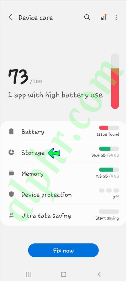 Screenshot 20211123 232650 Device care 1 Comment supprimer les suggestions sur Instagram