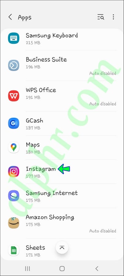 Screenshot 20211123 232839 Settings 1 Comment supprimer les suggestions sur Instagram
