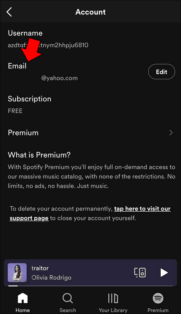Spotify mobile app 3 1 Comment récupérer un compte Spotify qui a été piraté ?