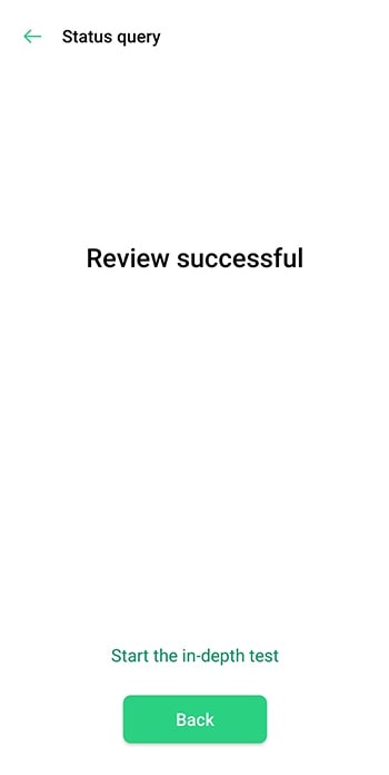 Start the in depth test screen طريقة فتح Bootloader على جوالات Realme: دليل خطوة بخطوة!