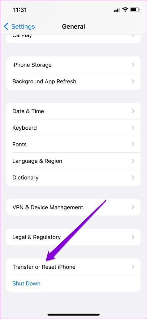 Transfer or Reset iPhone 2 7 Façons de réparer l'absence de connexion à Internet de Facebook Messenger