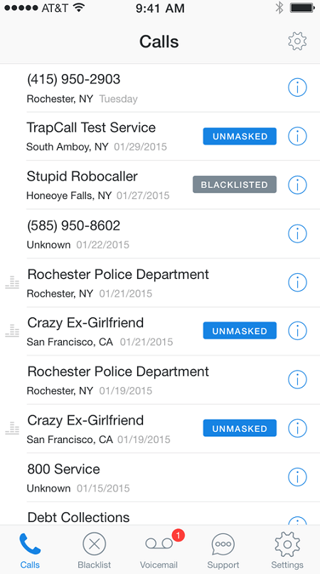 Comment découvrir l'identité d'un appelant inconnu ? 2 TrapCall