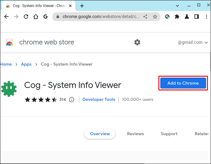 Use Cog Chrome Extension 1 Comment trouver le numéro de modèle d'un Chromebook ?