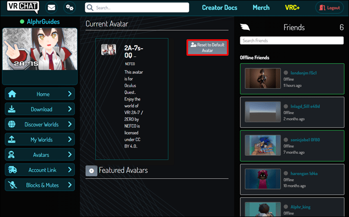 Comment changer votre avatar dans VRChat ? 11 VRChat 3 Comment changer votre avatar dans VRChat ?