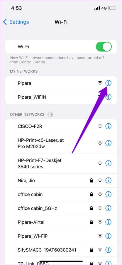 Wi Fi Properties on iPhone 3 7 Façons de réparer l'absence de connexion à Internet de Facebook Messenger