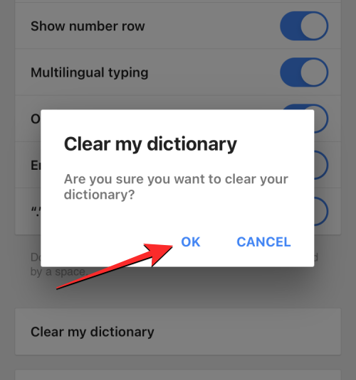 كيفية مسح سجل لوحة المفاتيح على آيفون 26 clear keyboard history on iphone 26 a كيفية مسح سجل لوحة المفاتيح على آيفون
