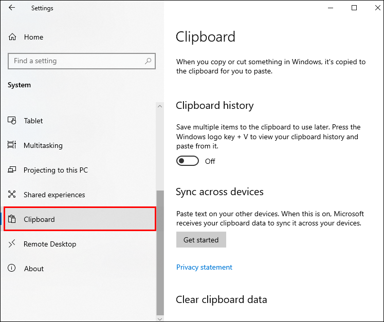 clipboard1 1 Comment réparer la touche Shift S de Windows qui ne fonctionne pas