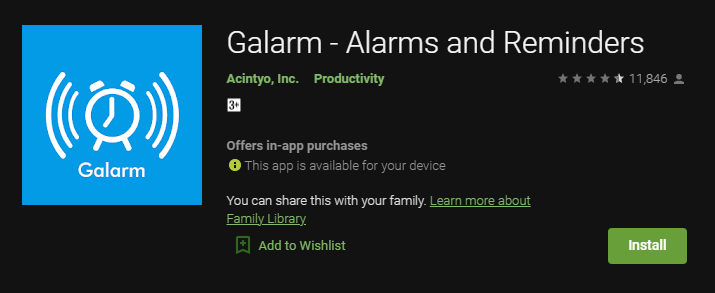 أفضل تطبيق منبه للنوم الثقيل 4 Galarm 4 من أفضل تطبيقات المنبه لإيقاظ أصحاب النوم الثقيل على الأندرويد والـ iOS