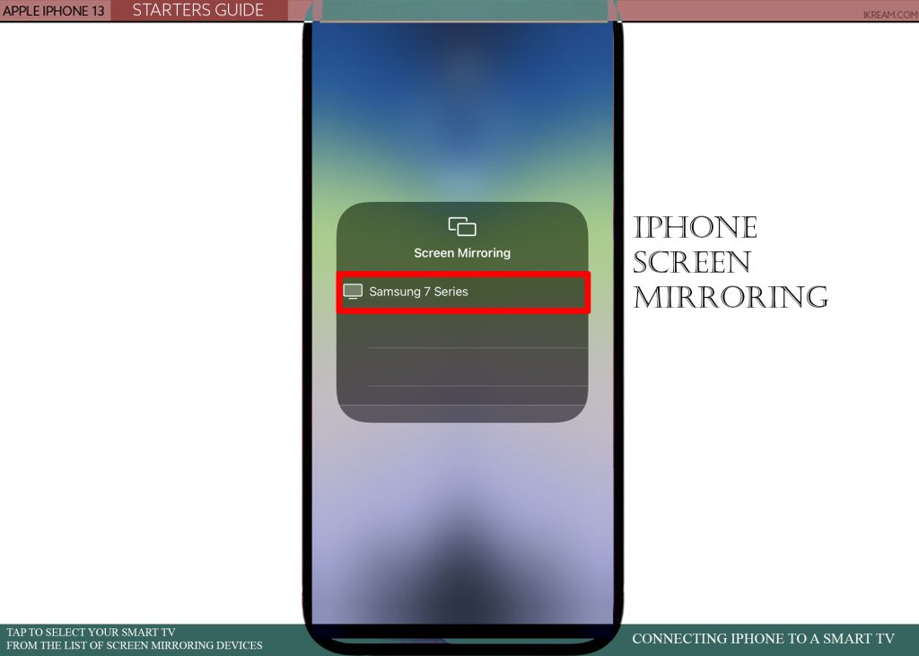 connect iphone to smart tv screen mirroring selectTV 1024x731 1 iPhone'u Smart TV'ye Bağlamak