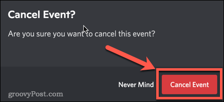 Comment créer un événement sur Discord 24 Cancel an event on Discord