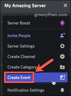 Comment créer un événement sur Discord 3 Create a new Discord event