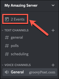 Comment créer un événement sur Discord 17 Selecting a Discord event