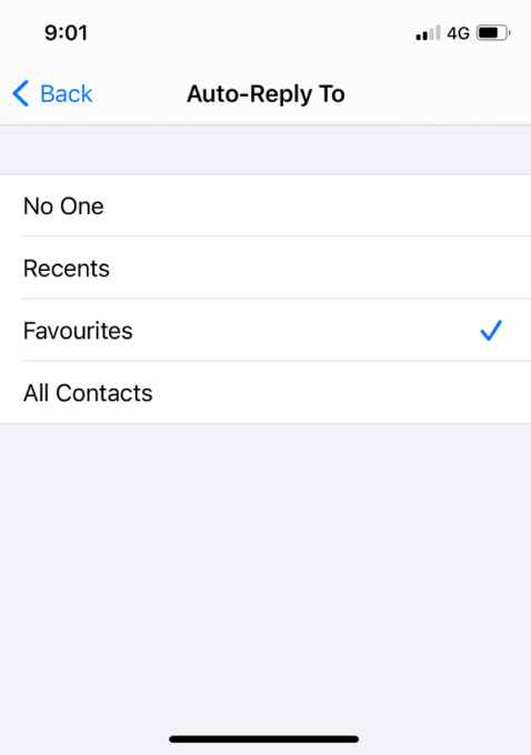 أحصل على المزيد من التركيز من خلال خاصية الرد التلقائي على الرسائل في الآيفون