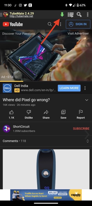 Youtube Video İndirme: En Kolay ve Hızlı Yol 4 YouTube Video İndirme uygulaması