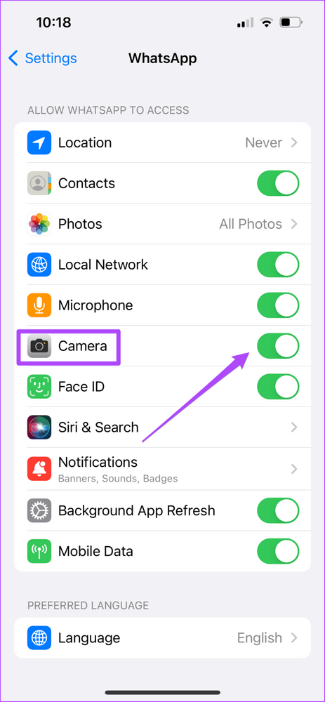 enable camera for whatsapp Soluciones para WhatsApp pantalla negra durante la videollamada