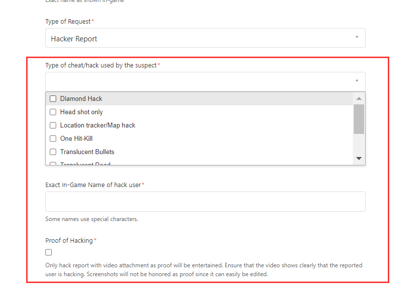 f46Ivc5 1 طريقة الاتصال بمركز مساعدة Garena Free Fire للإبلاغ عن شكوى