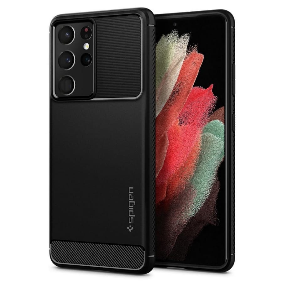 Spigen Rugged Armor for Galaxy S21 Ultra