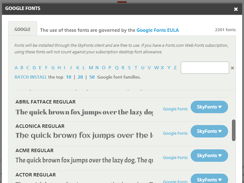 google fonts9 Comment ajouter police Google Docs