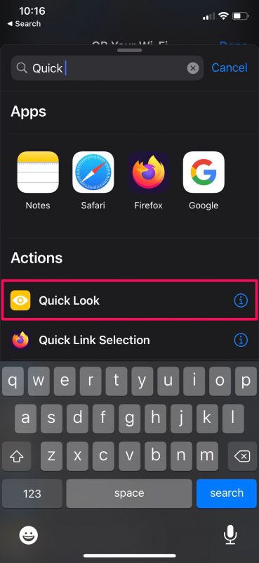 How to Convert Wi-Fi Password Into QR Code on iPhone