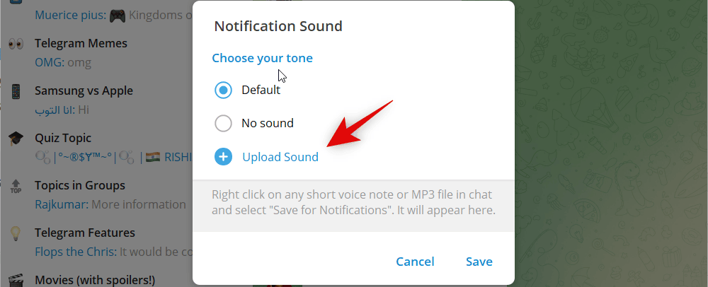 how to create group topics in telegram 11 كيفية إنشاء موضوع في دردشة جماعية على Telegram