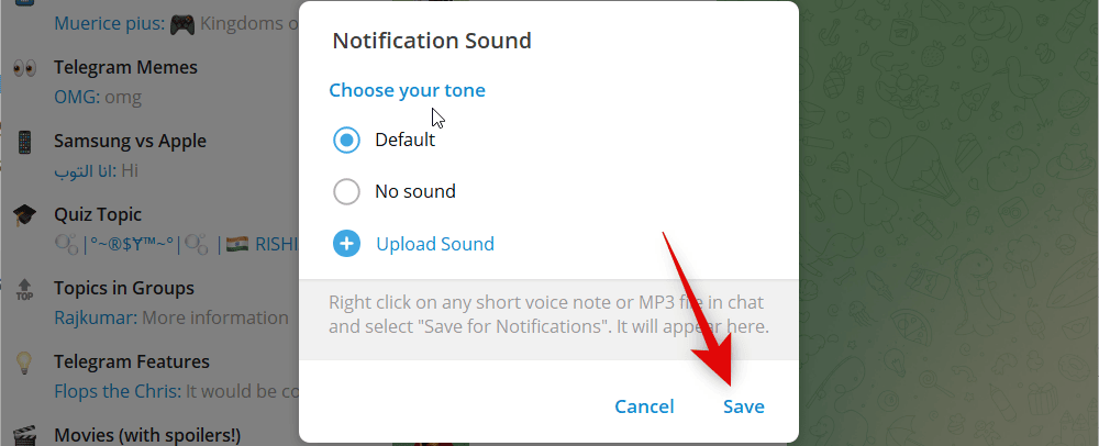 how to create group topics in telegram 12 كيفية إنشاء موضوع في دردشة جماعية على Telegram