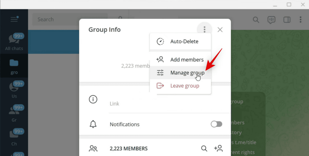 how to create group topics in telegram 16 كيفية إنشاء موضوع في دردشة جماعية على Telegram