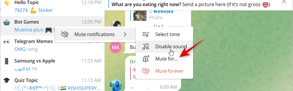 how to create group topics in telegram 7 كيفية إنشاء موضوع في دردشة جماعية على Telegram
