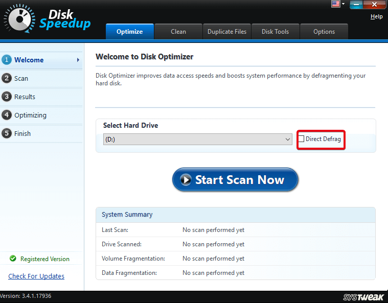 Disk Speedup