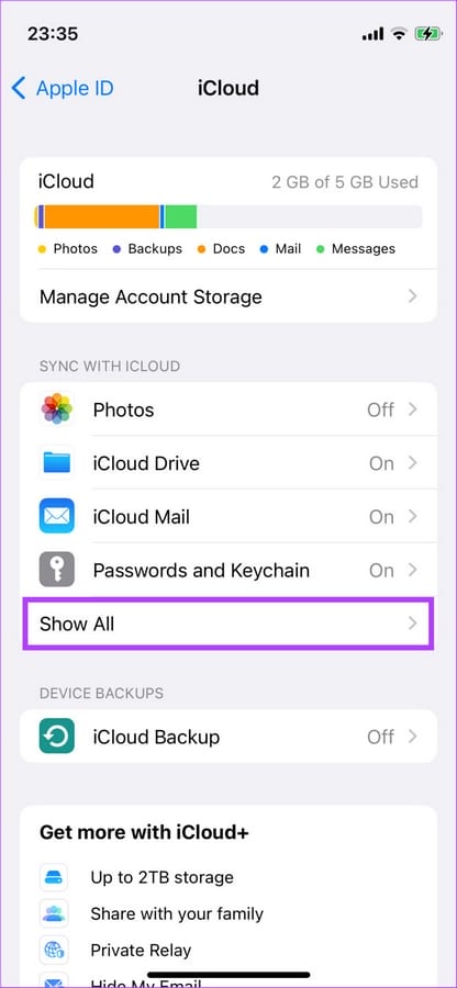 Comment résoudre l’erreur “compte icloud et imessage different” 16 Show all option