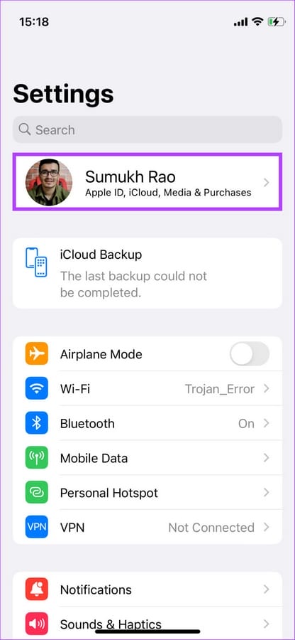 Comment résoudre l’erreur “compte icloud et imessage different” 7 iCloud settings