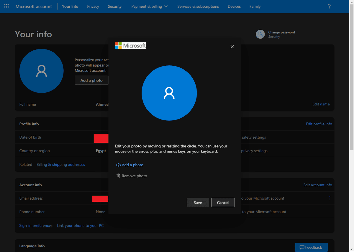 img 61c7bcd6aa16e طريقة إزالة صورة الملف الشخصي من Microsoft Teams