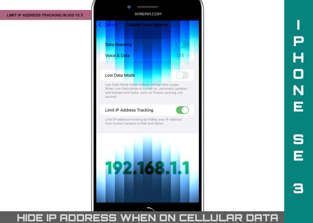 limit ip address tracking iPhone SE 3 cellular data featured 1024x731 1 iPhone Hücresel Veri Kullanırken IP Adresi Nasıl Gizlenir