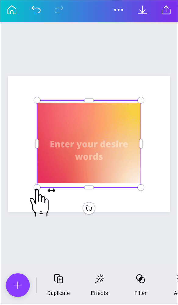 10 كيفية عمل خلفية متدرجة الألوان في Canva